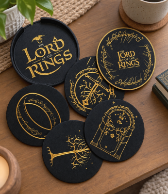 Ensemble dessous-de-verre LOTR